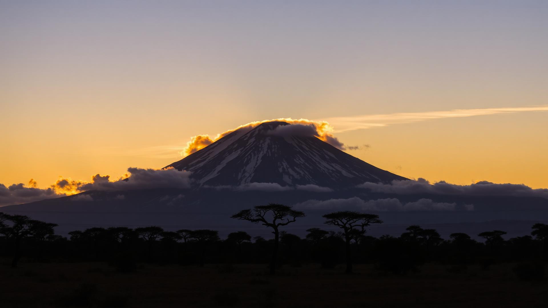 Kilimanjaro im Sonnenaufgang
